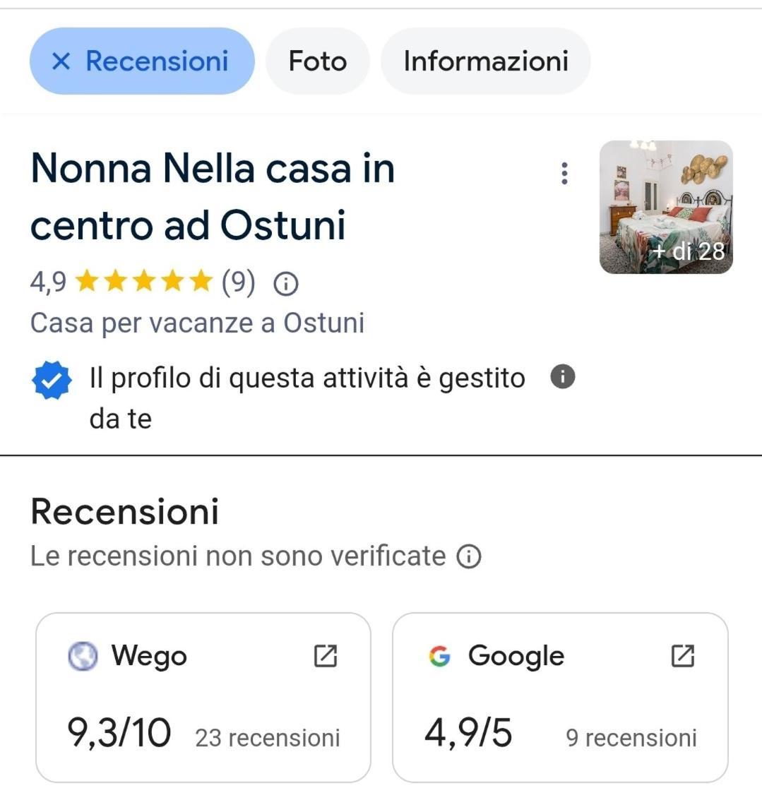 Nonna Nella Casa In Centro Apartment Остуни Екстериор снимка